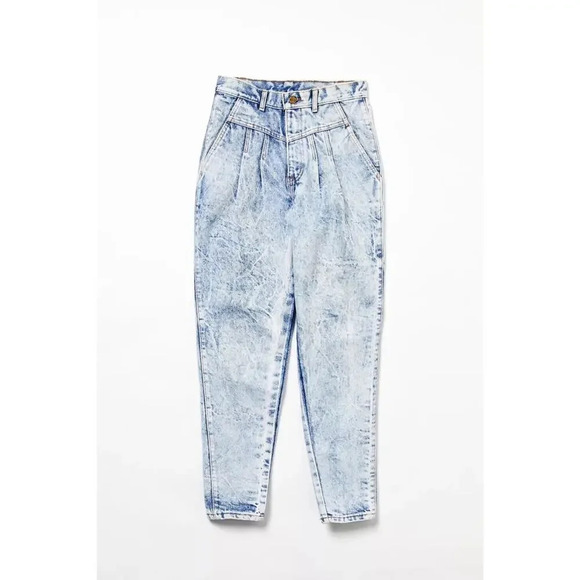 Urban Outfitters BDG Vintage Tapered Acid Wash Jean Denim Size 25 Cotton Women’s - Picture 1 of 9
